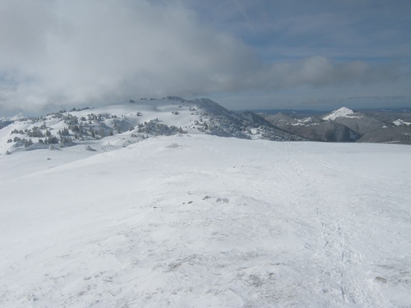 2010-02-21 Neige (22) Look back to Cret de la Neige